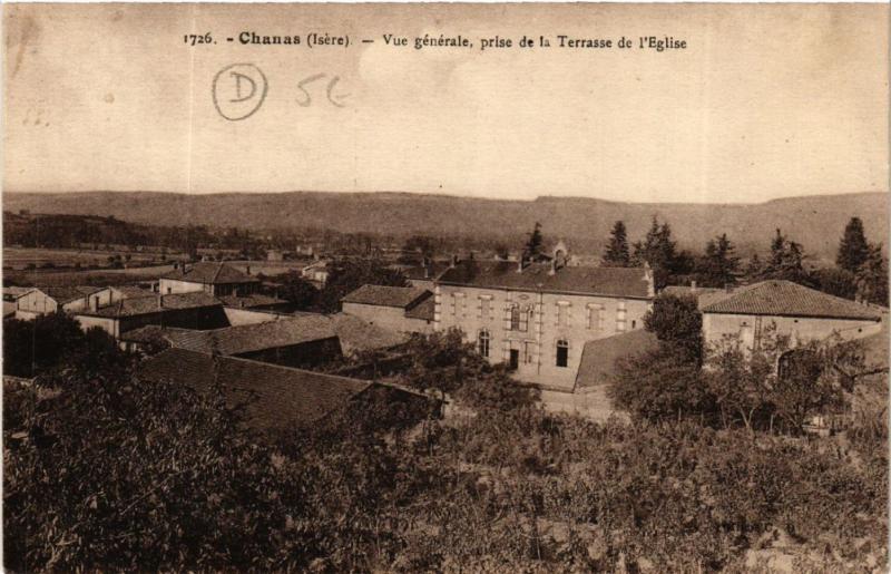 CPA CHANAS - Vue générale - prise de la Terrasse de l'Église (489259)