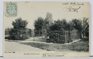 Neuilly Plaisance- Le Monument d'Avron 1870-71 c1904 France Postcard L13