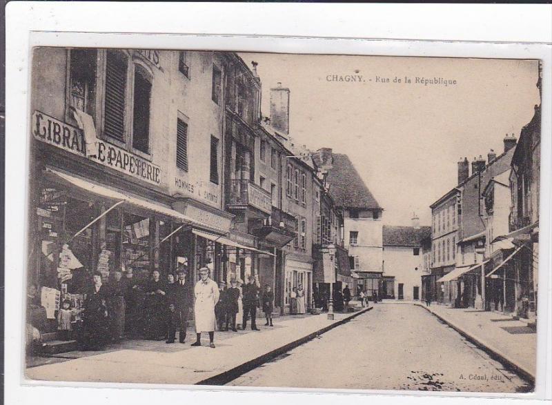 CHAGNY : rue de la republique - tres bon etat