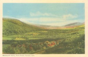 Nova Scotia Canada Wentworth Valley White Border Postcard