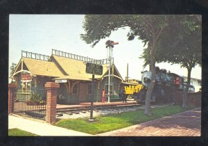 LOMITA CALIFORNIA RAILROAD DEPOT TRAIN STATION MUSEUM POSTCARD