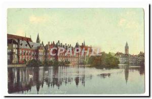 Gravenhage Netherlands Old Postcard Vijverberg