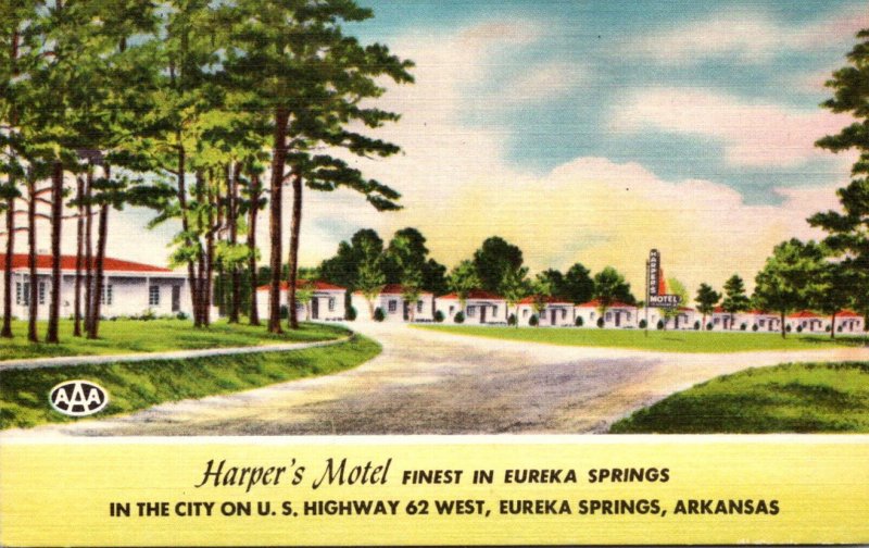 Arkansas Eureka Springs Harper's Motel