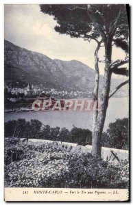 Old Postcard Monte Carlo To Pigeon Shooting