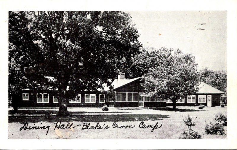 Iowa Ackley Blake's Grove Camp Dining Hall 1962