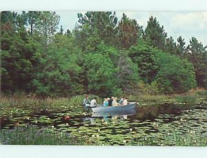 1971 Row Boat On Swamp Tour Waycross Georgia GA v5838