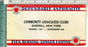 Dependable Anthracite, Community Assoc Clubs, Sherrill NY