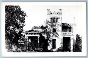 Austin Texas TX Postcard RPPC Photo Elisabet Ney Museum Ellison c1940's Vintage