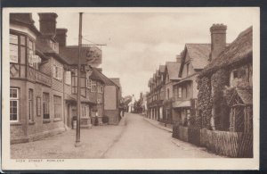 Somerset Postcard - High Street, Porlock    RS11803