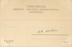 M.M. Vienne Series 112 Artist Signed R.R. Wichera (1899) Postcard (2)