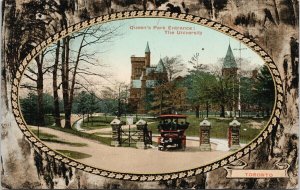 Toronto Ontario Queen's Park Entrance The University Postcard G91