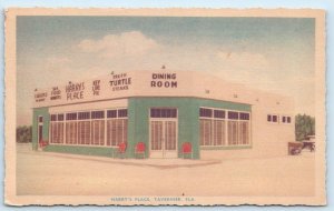 TAVERNIER, Florida FL ~ Roadside HARRY'S PLACE Restaurant c1940s Postcard