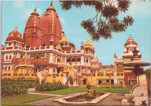 India Birla Temple New Delhi Vintage Postcard BS.20