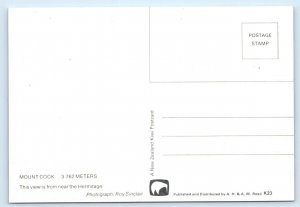 Mount Cook NEW ZEALAND 4x6 Postcard