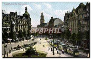 Old Postcard Frankfurt Rossmarkt