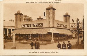 International Exhibition Postcard souvenir Liege 1930 Le Lutetia centenaire