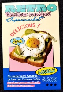 [AG] P585 Food Dessert Egg Bread Sandwich Gastronomy Cuisine (postcard) *New