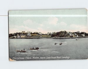 Postcard Christmas Cove North Side from Boat Landing Maine USA