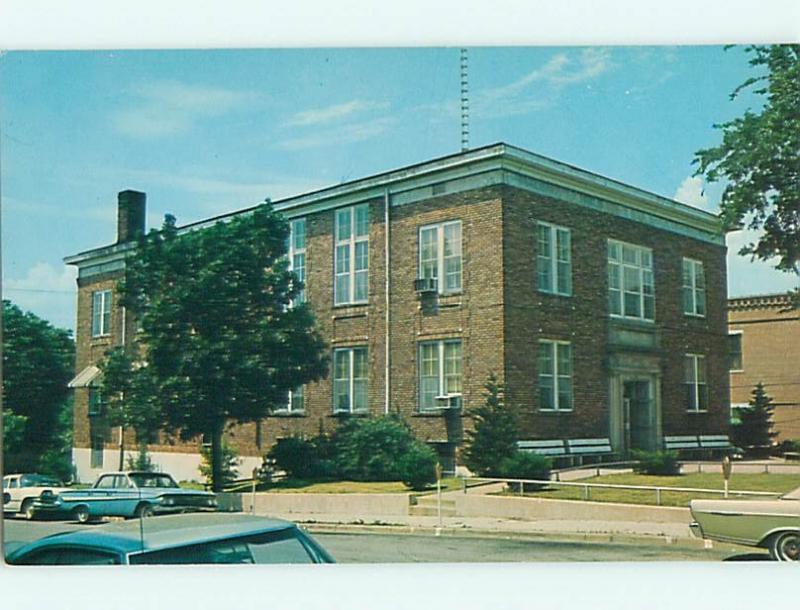 Unused Pre-1980 OLD CARS & COURT HOUSE Cadiz Kentucky KY v5548