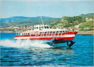 Modern Postcard The hydrofoil boat Messina Peloro Freccia del