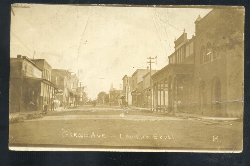 RPPC INDIAN HEAD SASKATCHEWAN CANADA DOWNTOWN STREET REAL PHOTO POSTCARD