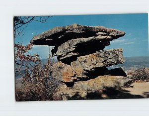 Postcard Umbrella Rock Point Park Lookout Mountain Tennessee USA