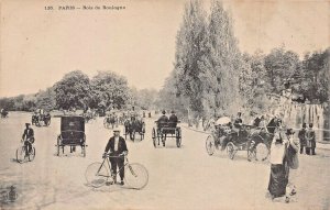 PARIS FRANCE~BOIS de BOULOGNE~1900s PHOTO POSTCARD
