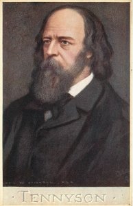 Tuck Postcard Men Of Letters Series II 2699 Alfred Tennyson Quinnell