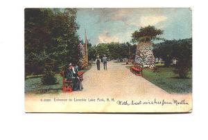 Entrance Canobie Lake Park, Salem, New Hampshire, Used 1906