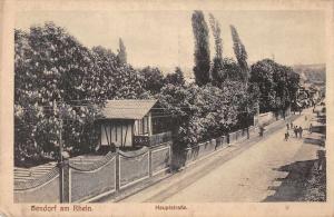 Bendorf Germany Haupstrasse Antique Postcard J45599