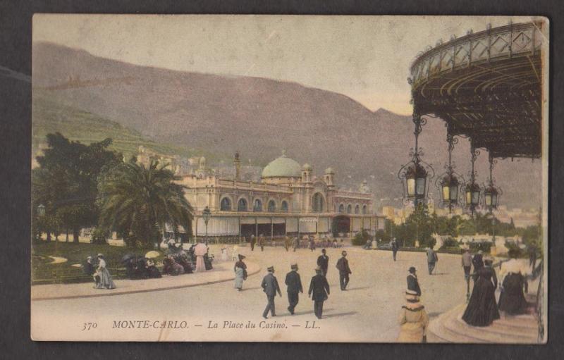 La Place Du Casino, Monte-Carlo, Monaco - Unused c1910s - Small Corner Crease