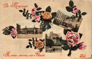 CPA Centre Loiret MONTARGIS Imeges et Fleurs (984726)