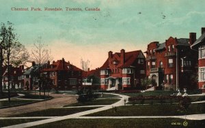 Vintage Postcard 1913 Chestnut Park Grounds Buildings Rosedale Toronto Canada