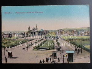 c1918 Malta: Panoramic Wiew (View) of Floriana