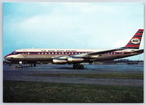 Airplane Postcard Martinair Airlines With KLM Airline Logo's Douglas DC-8 CN3