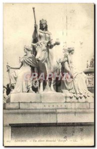 Old Postcard London The Albert Memorial Europe