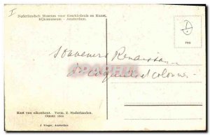 Old Postcard Rijksmuseum Amsterdam