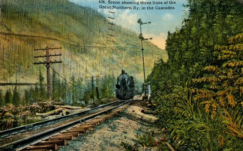 WA - Cascades. Three Lines of the Great Northern Railway