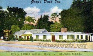 Orlando Florida USA Linen Garys Duck Inn Unused 