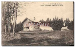 Old Postcard Foret surroundings Hohwald House of forestry Rotlach