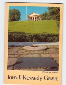 Postcard John F. Kennedy Grave, Arlington, Virginia