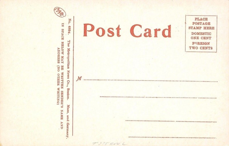 Nahant Massachusetts~Young People Gather Below Dancing Pavilion Postcard c1910