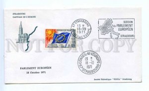 418219 FRANCE Council of Europe 1971 year Strasbourg European Parliament COVER