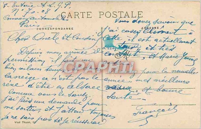 Postcard Old Cathedral Thann