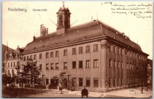 Heidelberg Universitat Public Research University Germany Postcard