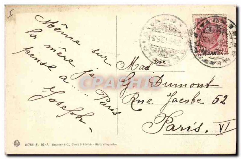 Postcard Old fishing boat