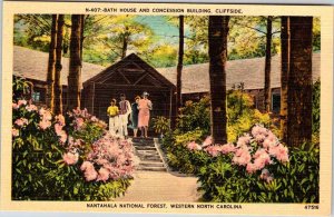 Postcard HOUSE SCENE Cliffside North Carolina NC AK6164