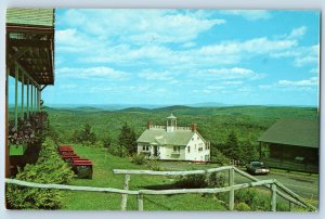 1968 Marlboro Vermont Vintage Postcard Inn Hogback Mountain 100 Mile View Posted