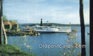 Steamer Ticonderoga, Lake Champlain, Shelburne, Vermont, VT USA Steam Ship Un...