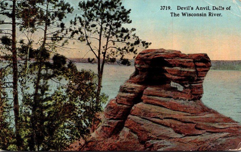 Wisconsin Dells Of The Wisconsin River The Devils Anvil 1920